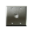 Wall Plate, 2 Gang for 1 Neutrik D XLR