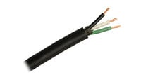 Power Cable, 12 AWG, 5-Conductor, Submersible, Flexible, 250'