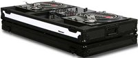 46"x9"x24.6" Universal Turntable DJ Coffin with Wheels