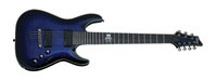 Blackjack 7string Electric Guitar, Blue Burst
