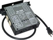 Lightronics AS40M 4-Channel Portable Dimmer with Manual and DMX Control, 600W per Channel 