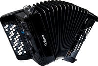 Roland FR-1XB V-Accordion Lite - Black Compact Digital Button Accordion with Speakers