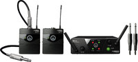 Dual Channel Wireless Instrument System with 2 Bodypack Transmitters
