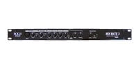 6-Channel Single-Space Rackmount Audio Mixer