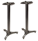 Columnar Monitor Stands, 1 Pair, Black