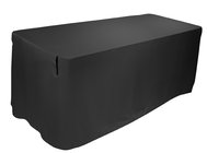 Table Cover, 4 Ft, Black 17413