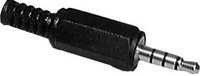 4-Conductor 3.5 mm In-Line Male Plug