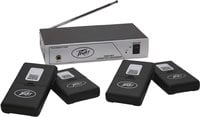 72.9 MHz System with Transmitter, 4 Receivers and 4 Earbuds