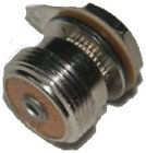Vintage Microphone Connector with 0.39" Hole