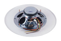 8" Speaker/Grille Assembly, 15W, 70V/25V, White Grille