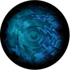Aquatic Swirls Glass Abstract Color Gobo by Lisa Cuscuna