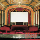 Draper 251037  58" x 136.5" Cineperm Matt White Fixed Projection Screen