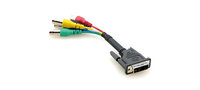 DVI-A to 5 BNC, Male to Female Adapter Cable (1')