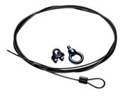 Bogen CK10B 10' Safety Cable Kit, Black