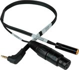 Sescom IPHONE-MIC-1RA iPhone/iPad 1/8"TRRS Cable to XLR & 1/8" TRSF