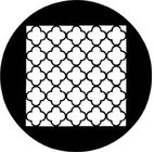 Rosco 78210 Steel Gobo, Chinese Lattice