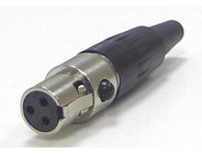 Mini XLR 6p, Female