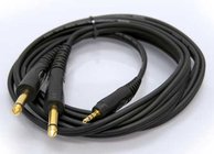 Cable 1/8"TRS-Dual 1/4"TS 10ft