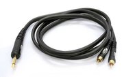10 ft Dual RCA-Single 1/4"TS Cable