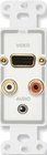 Decora Audio/Video Monitor Jack Panel