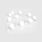 50-Pack of White Clear Marquee Lenses for LED Node Strands