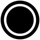 Black & White Circle Outline Gobo