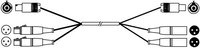 75 ft. PowerCon Grey/XLR-F/XLR-F to PowerCon Blue/XLR-M/XLR-M Audio/Power Cable
