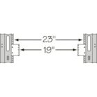 3-Space Reducers (23"-19" Panel Width, 1 Pair)