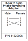 3-Pin XLR Male to 3-Pin XLR Female Reversed Ethercon Converter