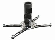 Black Polaris Universal Projector Ceiling Mount