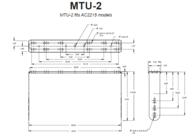 U-Bracket for AC2215/95/64/00