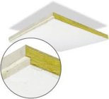 Twelve 24"x24" Square Sound Absorbing Ceiling Tiles with Edge Reveal