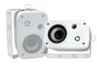 Pair of 3.5" Outdoor Speakers in White