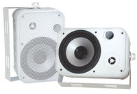 Pair of 6.5" Outdoor Speakers in White