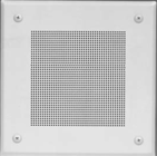 Lowell SG4  8" Speaker Grille, Screw Mount Steel, 7" sq, White