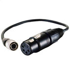 Cable, 4-Pin Hirose Male to 4-Pin XLR Female