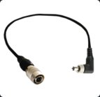 Power Cable, Hirose 4-Pin - Right Angle Coaxial Barrel