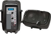 600W, 10" Powered 2-Way PA Speaker with MP3/USB/SD Playback