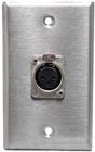 Single-Gang Wall Plate with 5-Pin XLR-F