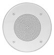 4" Speaker Grille, Screw Mount, Steel, 12.87" DIA, White