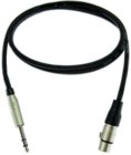 5' Excellines 1/4" TRS to XLRF Cable