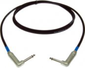6" Excellines Right Angle 1/4" TS Male to Male Guitar Cable