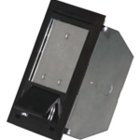 Small Floor Pocket wiith Brown Trim Ring, Accepts 2x FP2 Series Plates