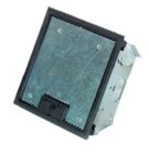 Medium Floor Pocket with Gray Trim Ring, Accepts 2 FP4 Series Plates