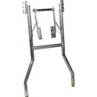 Chrome Wishbone-Style Table Leg