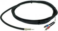 3 ft. Excellines 3.5mm TRS-M to 2x RCA Males Sound Card Cable