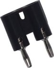 Black Dual Banana Plug