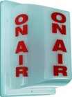 3-Sided On-Air Sign - White Shell with Red Light