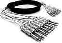5 ft. 8-Channel 1/4" TS Fan to 1/4" TS Fan Studio Patch Snake