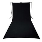 9ft x 20ft Wrinkle-Resistant Cotton Backdrop in Black